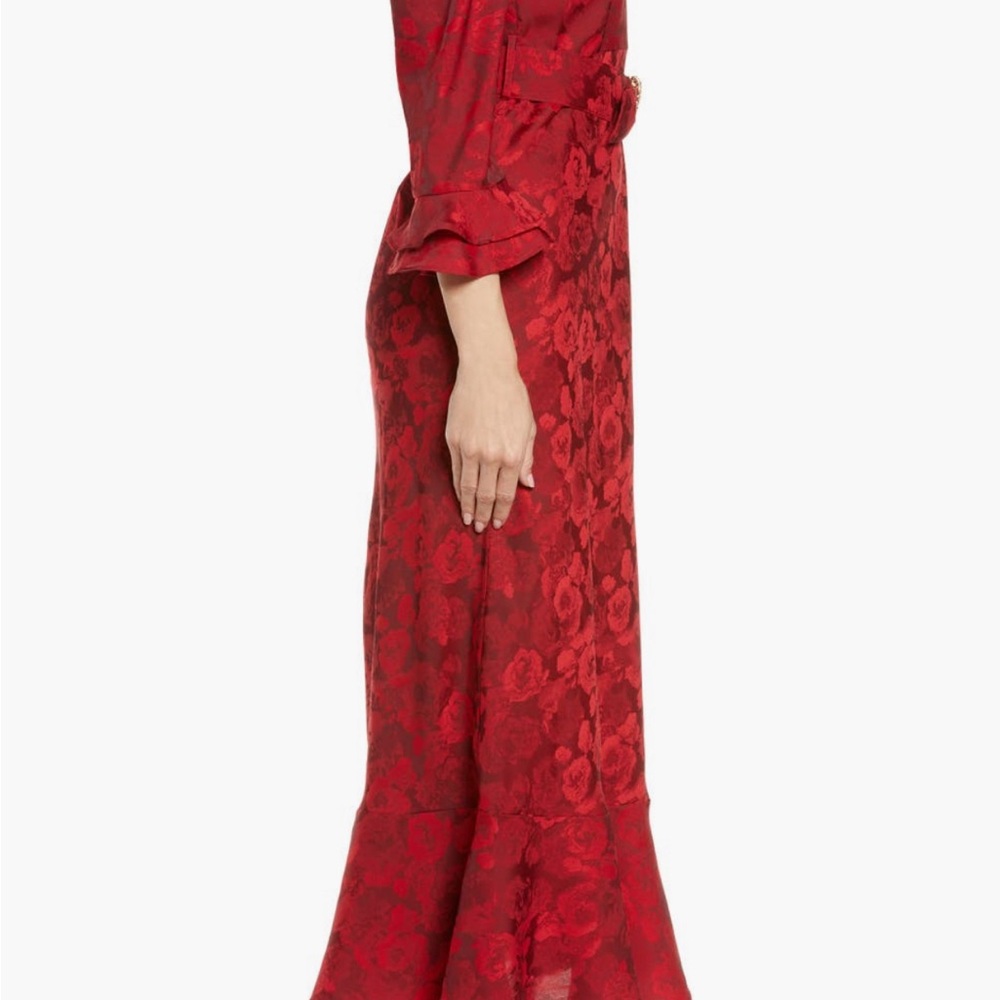 BRAND NEW RAHI Flora Belted Midi Dress - Picture 4 of 14